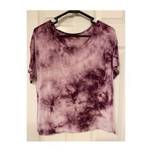 purple american eagle blouse